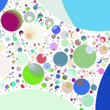 Daire saydam arka plan - eğilim seamless modeli.