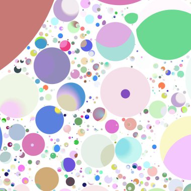 Daire saydam arka plan - eğilim seamless modeli.