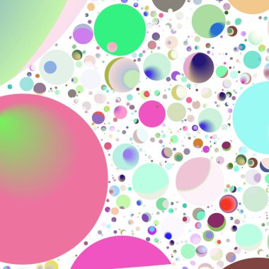 Daire saydam arka plan - eğilim seamless modeli.