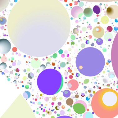 Daire saydam arka plan - eğilim seamless modeli.