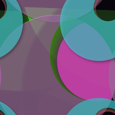 Daire saydam arka plan - eğilim seamless modeli.