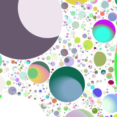 Daire saydam arka plan - eğilim seamless modeli.