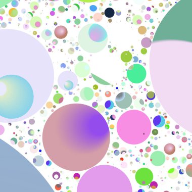 Daire saydam arka plan - eğilim seamless modeli.