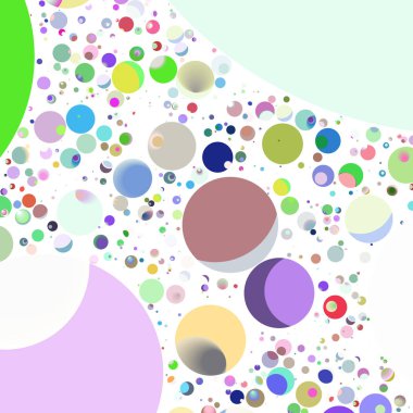 Daire saydam arka plan - eğilim seamless modeli.