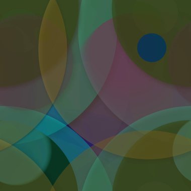 Daire saydam arka plan - eğilim seamless modeli.