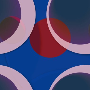 Daire saydam arka plan - eğilim seamless modeli.