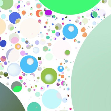 Daire saydam arka plan - eğilim seamless modeli.