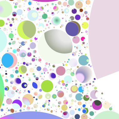 Daire saydam arka plan - eğilim seamless modeli.