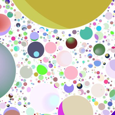 Daire saydam arka plan - eğilim seamless modeli.