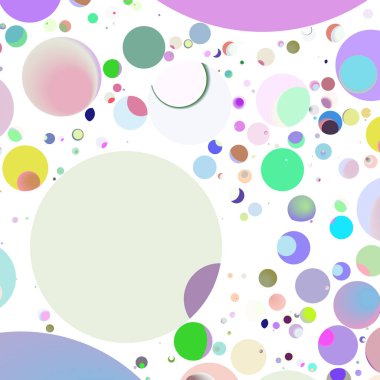 Daire saydam arka plan - eğilim seamless modeli.