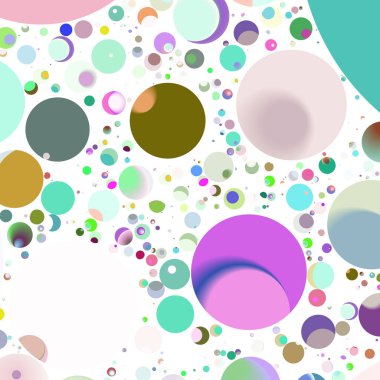 Daire saydam arka plan - eğilim seamless modeli.