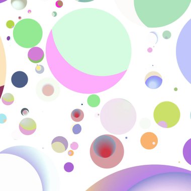 Daire saydam arka plan - eğilim seamless modeli.