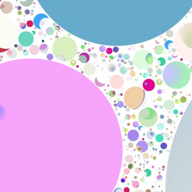 Daire saydam arka plan - eğilim seamless modeli.