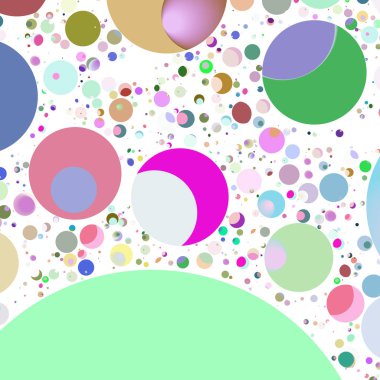 Daire saydam arka plan - eğilim seamless modeli.