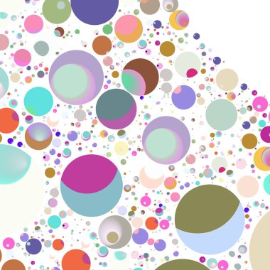 Daire saydam arka plan - eğilim seamless modeli.