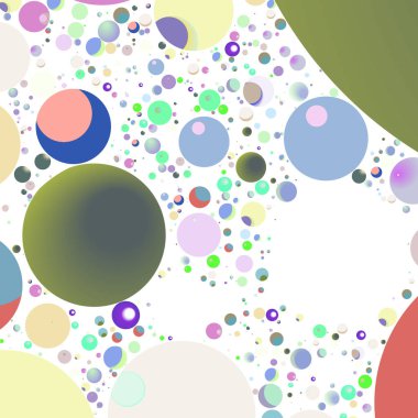 Daire saydam arka plan - eğilim seamless modeli.