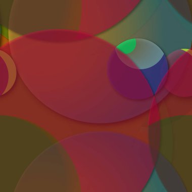 Daire saydam arka plan - eğilim seamless modeli.