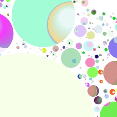 Daire saydam arka plan - eğilim seamless modeli.