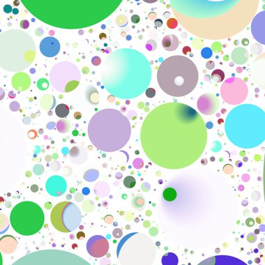 Daire saydam arka plan - eğilim seamless modeli.