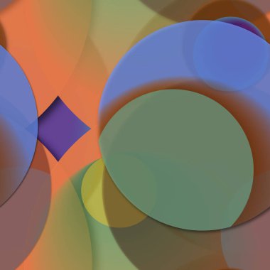 Daire saydam arka plan - eğilim seamless modeli.