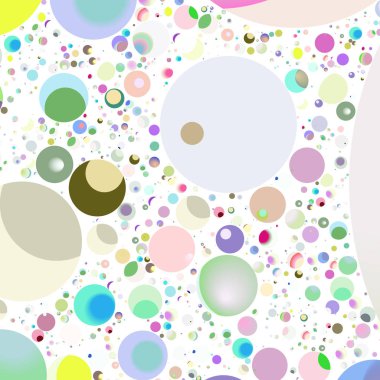 Daire saydam arka plan - eğilim seamless modeli.