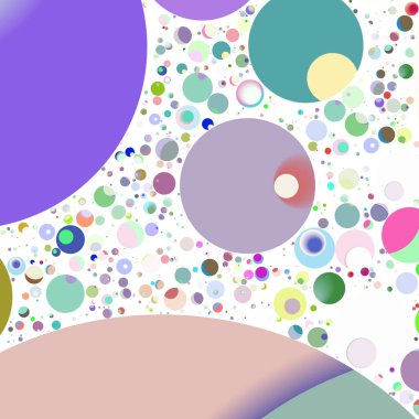 Daire saydam arka plan - eğilim seamless modeli.