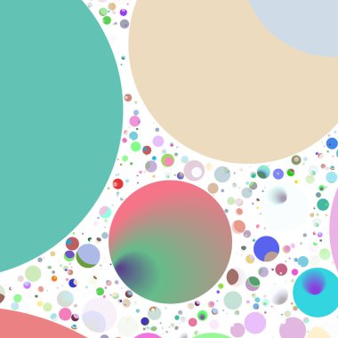 Daire saydam arka plan - eğilim seamless modeli.