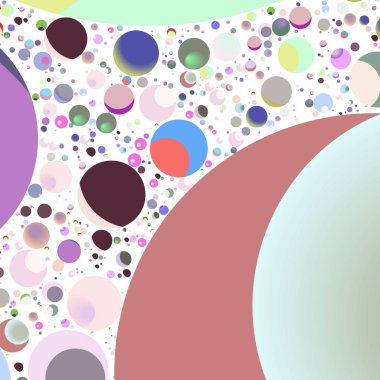 Daire saydam arka plan - eğilim seamless modeli.