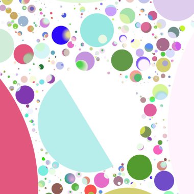 Daire saydam arka plan - eğilim seamless modeli.