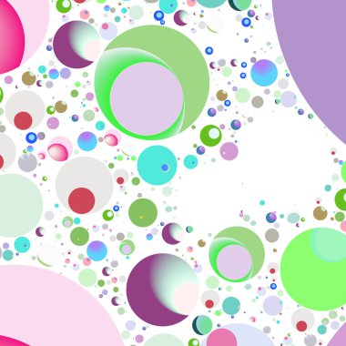 Daire saydam arka plan - eğilim seamless modeli.