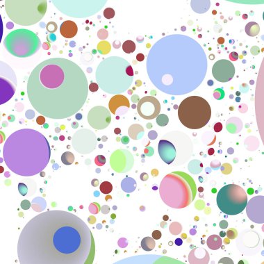 Daire saydam arka plan - eğilim seamless modeli.