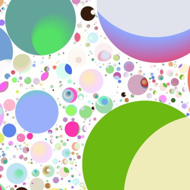 Daire saydam arka plan - eğilim seamless modeli.