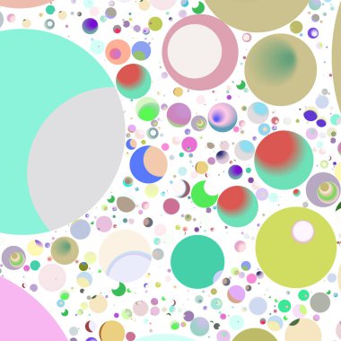 Daire saydam arka plan - eğilim seamless modeli.