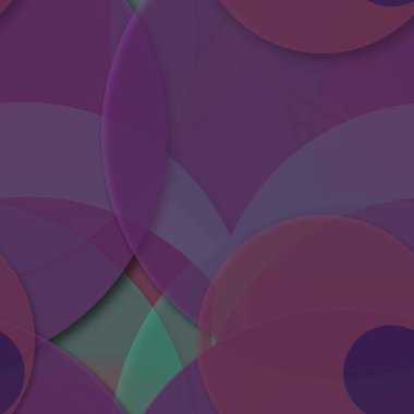 Daire saydam arka plan - eğilim seamless modeli.