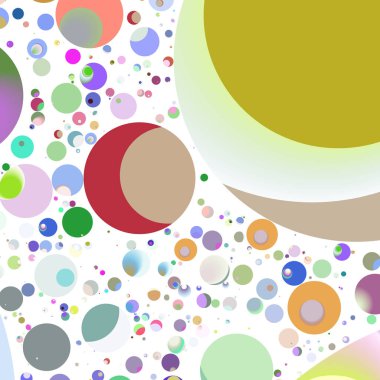 Daire saydam arka plan - eğilim seamless modeli.