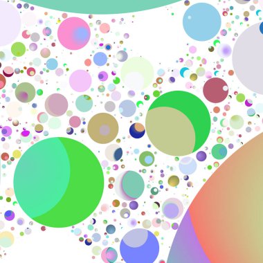 Daire saydam arka plan - eğilim seamless modeli.