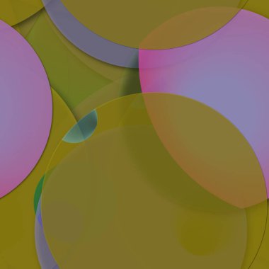 Daire saydam arka plan - eğilim seamless modeli.