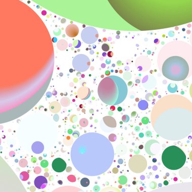 Daire saydam arka plan - eğilim seamless modeli.