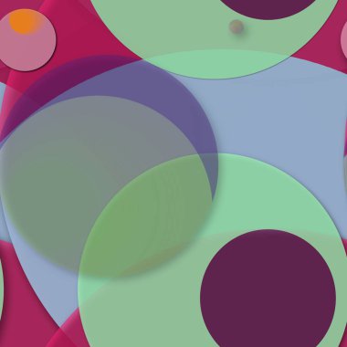 Daire saydam arka plan - eğilim seamless modeli.