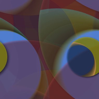 Daire saydam arka plan - eğilim seamless modeli.