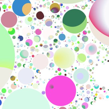 Daire saydam arka plan - eğilim seamless modeli.