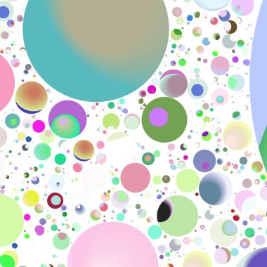 Daire saydam arka plan - eğilim seamless modeli.