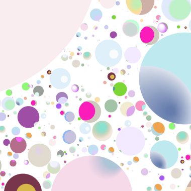 Daire saydam arka plan - eğilim seamless modeli.