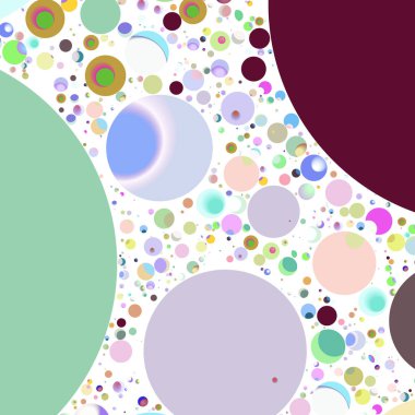 Daire saydam arka plan - eğilim seamless modeli.