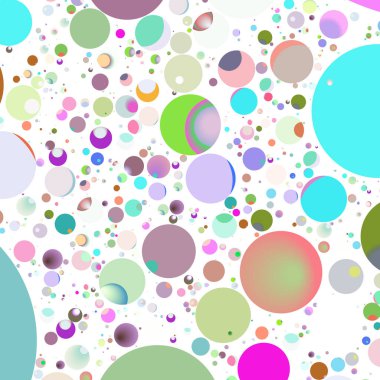 Daire saydam arka plan - eğilim seamless modeli.