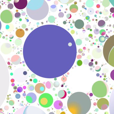 Daire saydam arka plan - eğilim seamless modeli.