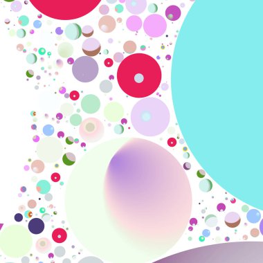 Daire saydam arka plan - eğilim seamless modeli.