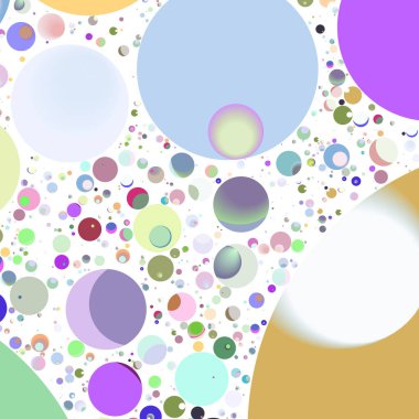 Daire saydam arka plan - eğilim seamless modeli.