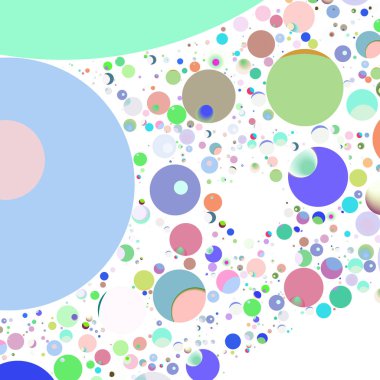 Daire saydam arka plan - eğilim seamless modeli.