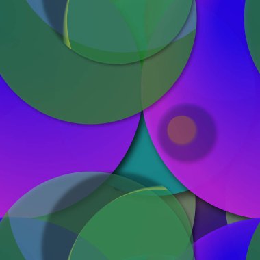 Daire saydam arka plan - eğilim seamless modeli.